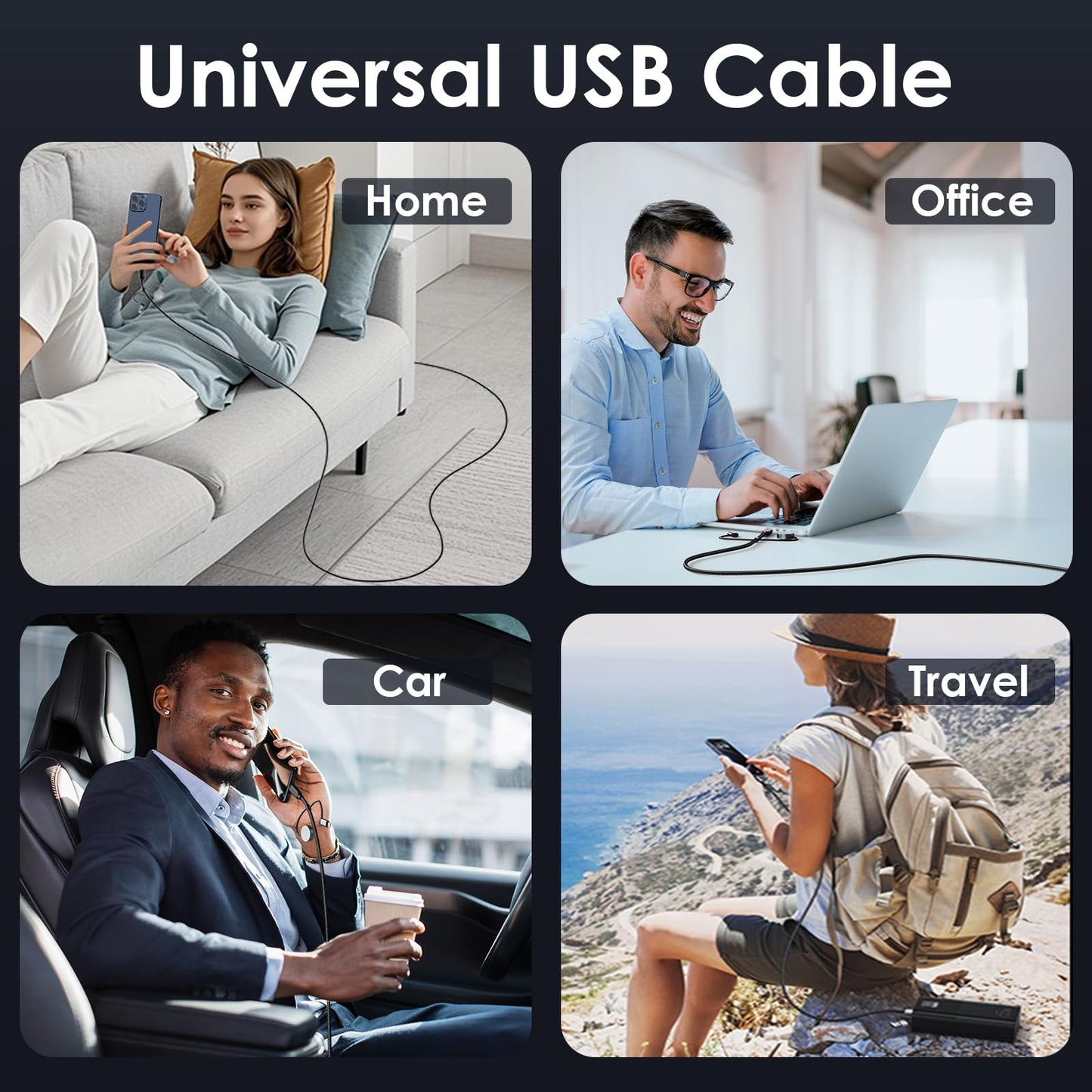 240W Fast Charging USB C Cord,Braided for Apple Watch/iPhone Charger/Samsung Charger, Travel Essentials for iWatch 10/9/8/7/6/5/4/3/2/1, iPhone 17-11