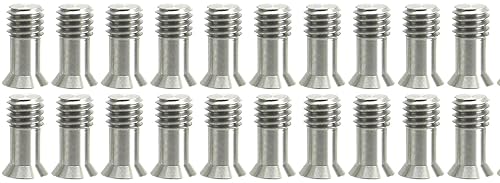 3/8" "Bullet" Screw 19mm Small Head Flush Mount Stainless Steel/Tripod Clamp Hex SS (20)
