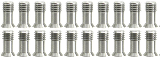 3/8" "Bullet" Screw 19mm Small Head Flush Mount Stainless Steel/Tripod Clamp Hex SS (20)