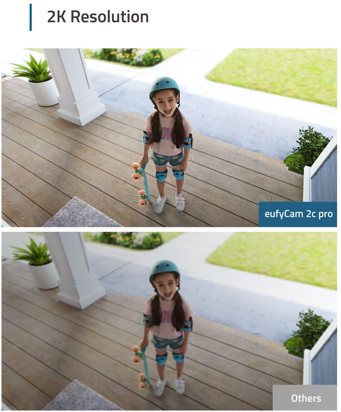 eufy Security, eufyCam 2C Pro Wireless Home Security Add-on Camera, 2K Resolution, 180-Day Battery Life, HomeKit Compatibility, IP67 Weatherproof
