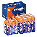 PKCELL AA and AAA Batteries Combo Pack 24 Count - 12 Double AA Batteries and 12 Triple AAA Batteries, 1.5V High-Performance Alkaline Heavy Duty…