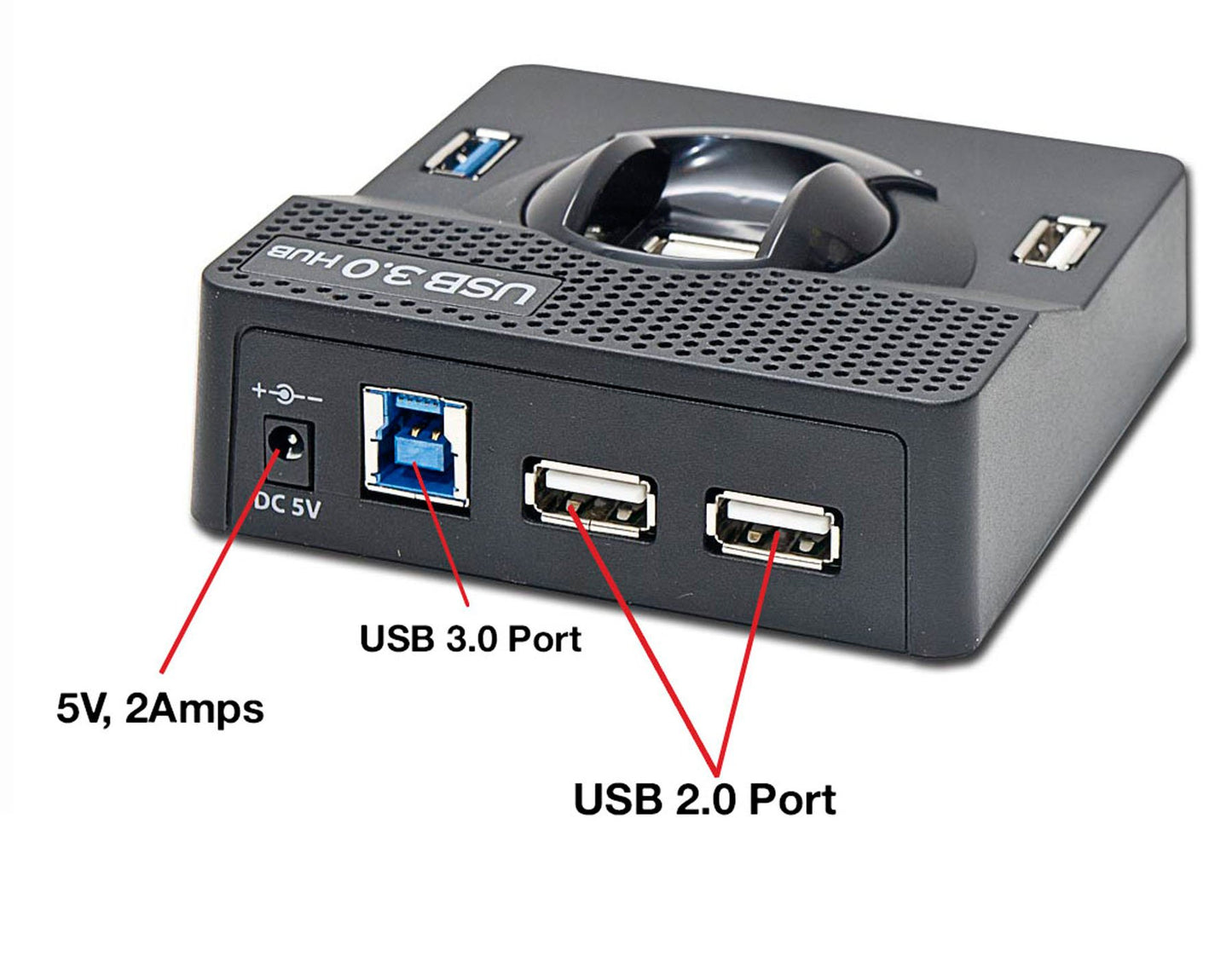 Syba 7 Port USB 3.0/2.0 HUB with One Fast Charging USB 2.0 Port (SD-HUB20102)