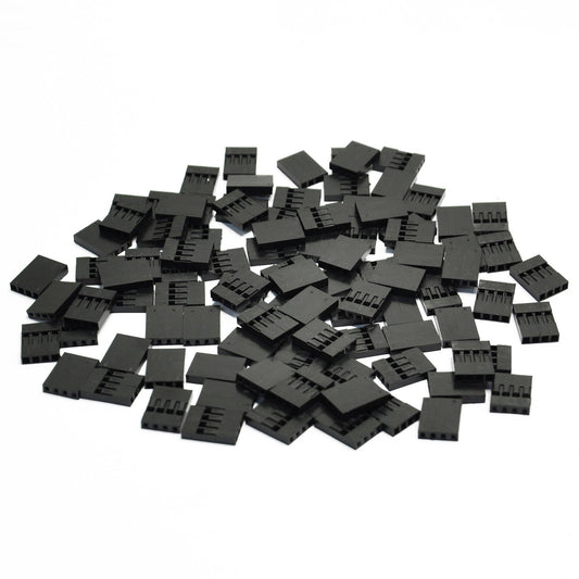 Gikfun 4 Pin Cable Housing for Female Connector Arduino Dupont (Pack of 100pcs) EK1119