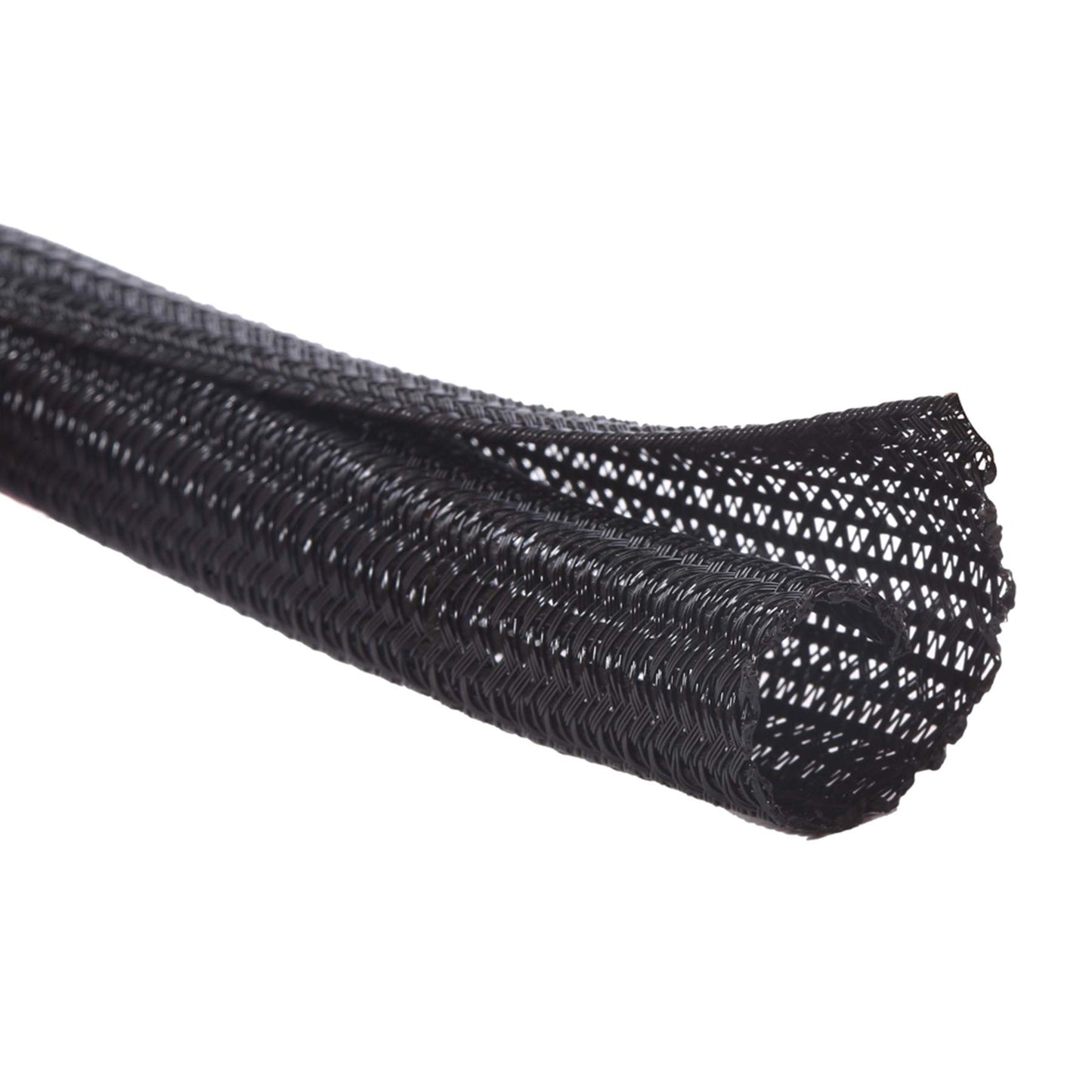 Alex Tech 10ft - 1/2 inch Cord Protector Wire Loom Tubing Cable Sleeve Split Sleeving For USB Cable Power Cord Audio Video Cable - Protect Cat From