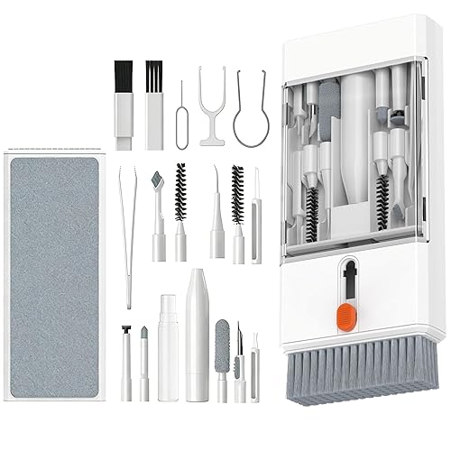 Lanrxs 22 in 1 Precision Cleaning Kit - Professional Electronic Cleaning kit Cleaning Tools for Phone, airPods Headset, Keyboards, Cameras, Laptop