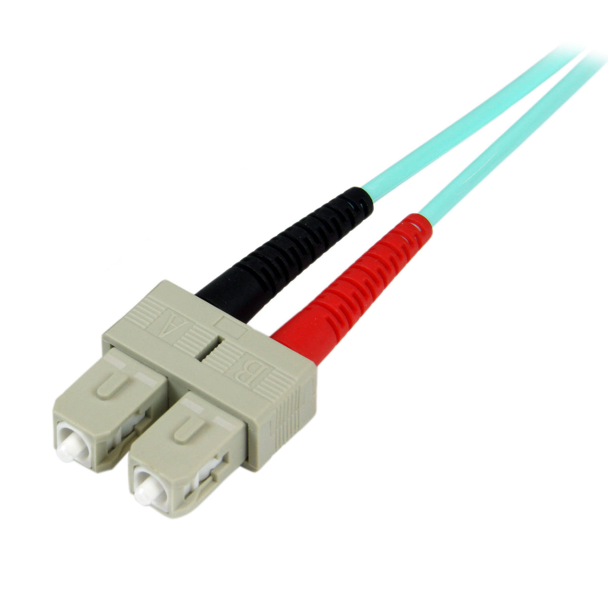 StarTech 3ft/1m OM3 Multimode Fiber, LC to SC, Duplex 100G (A50FBLCSC1)
