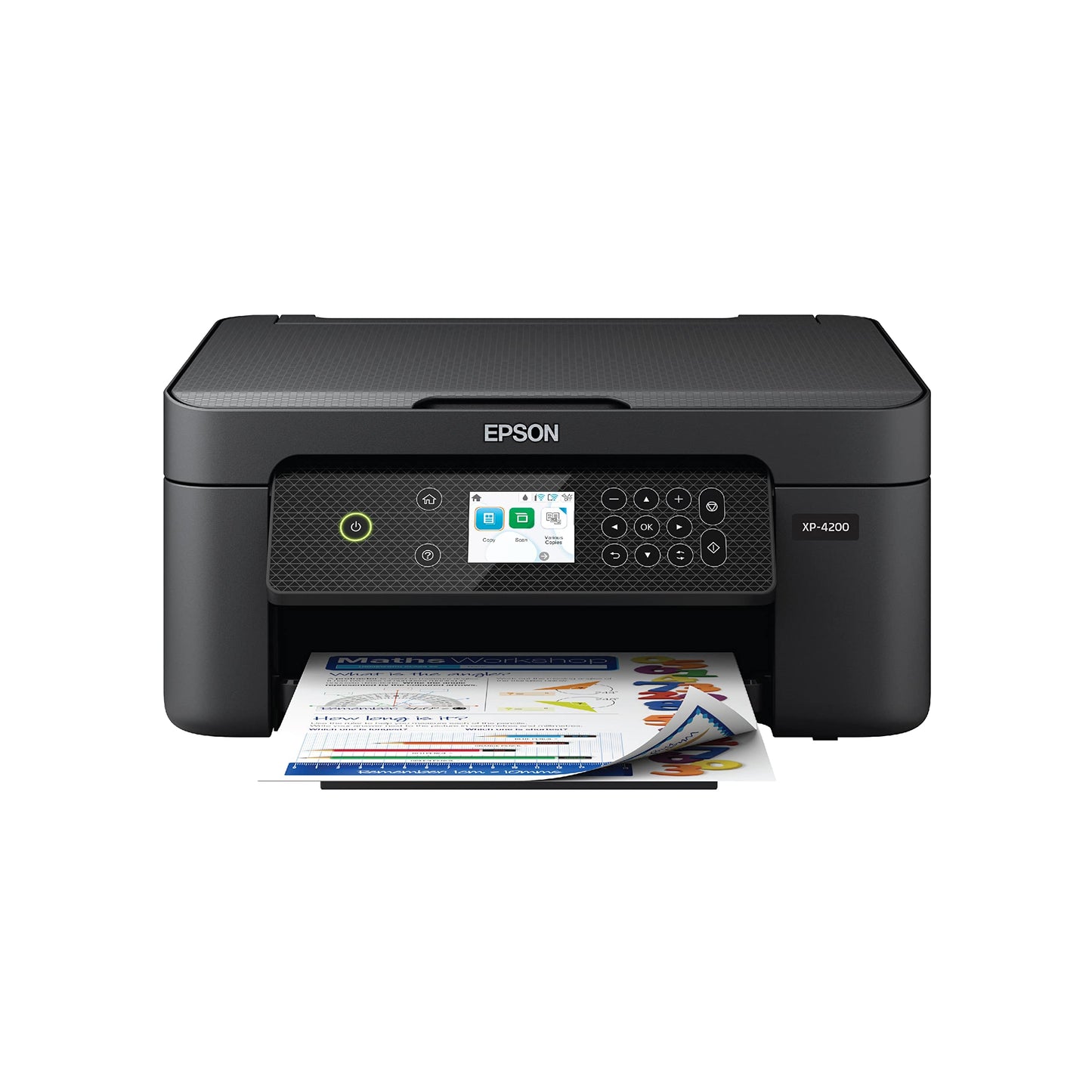 Epson Expression Home XP-4200 Wireless Color All-in-One Printer with Scan Copy, Automatic 2-Sided Printing, Borderless Photos and 2.4" Colorfull