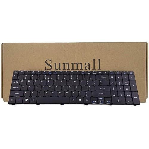 SUNMALL Laptop Keyboard Replacement Compatible with Acer Aspire 5253 5336 5551 5552 5733 5733z 5733z-4851 5742 5750 7551 5810 Series US Layout