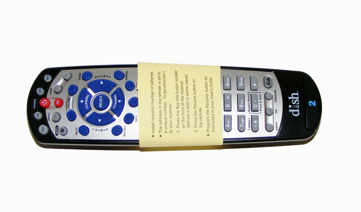 Dish Network 21.0 IR/UHF Pro Remote TV