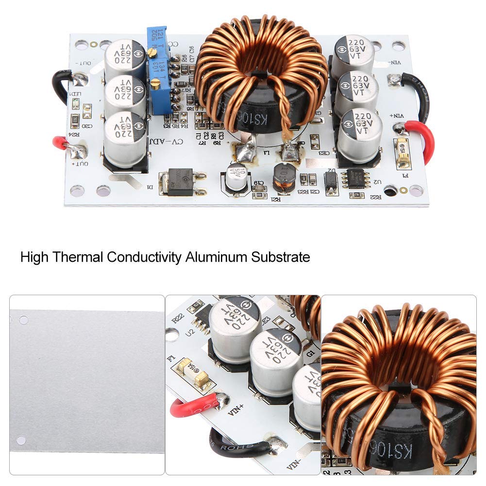 600W DC-DC Constant Voltage Current Adjustable Step-Up Module LED Driver