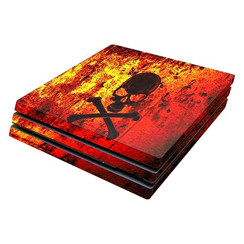 MightySkins Skin Compatible with Sony PS4 Pro Console - Bio Skull | Protective, Durable, and Unique Vinyl Decal wrap Cover | Easy to Apply, Remove