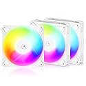 ARCTIC P12 Pro Reverse A-RGB - 3 Pack - 120 mm Premium Fan with Reverse Airflow, PWM Fan with Y Cable Splitter, 500-3000 RPM, 0 RPM <5% PWM, 5V