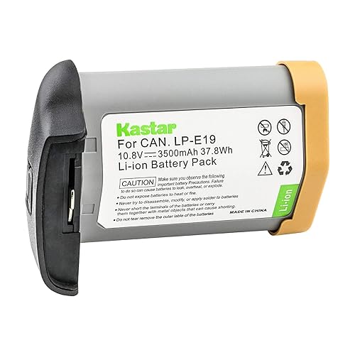 Kastar [Fully Decoded] 1-Pack LP-E19 Battery Compatible with Canon EOS-1D X Mark III, Mark 3, EOS 1D C, EOS 1D Mark III, Mark 3, EOS 1Ds Mark III