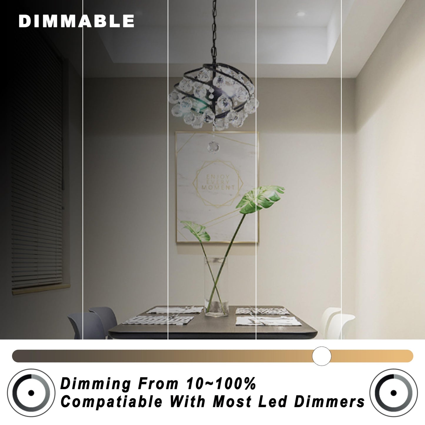 ALIDE Dimmable E12 Led Candelabra Bulb 40w Equivalent 6000k Daylight White