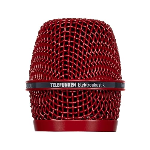 TELEFUNKEN Elektroakustik HD03-RED | M80 Replacement Microphone Grill Red
