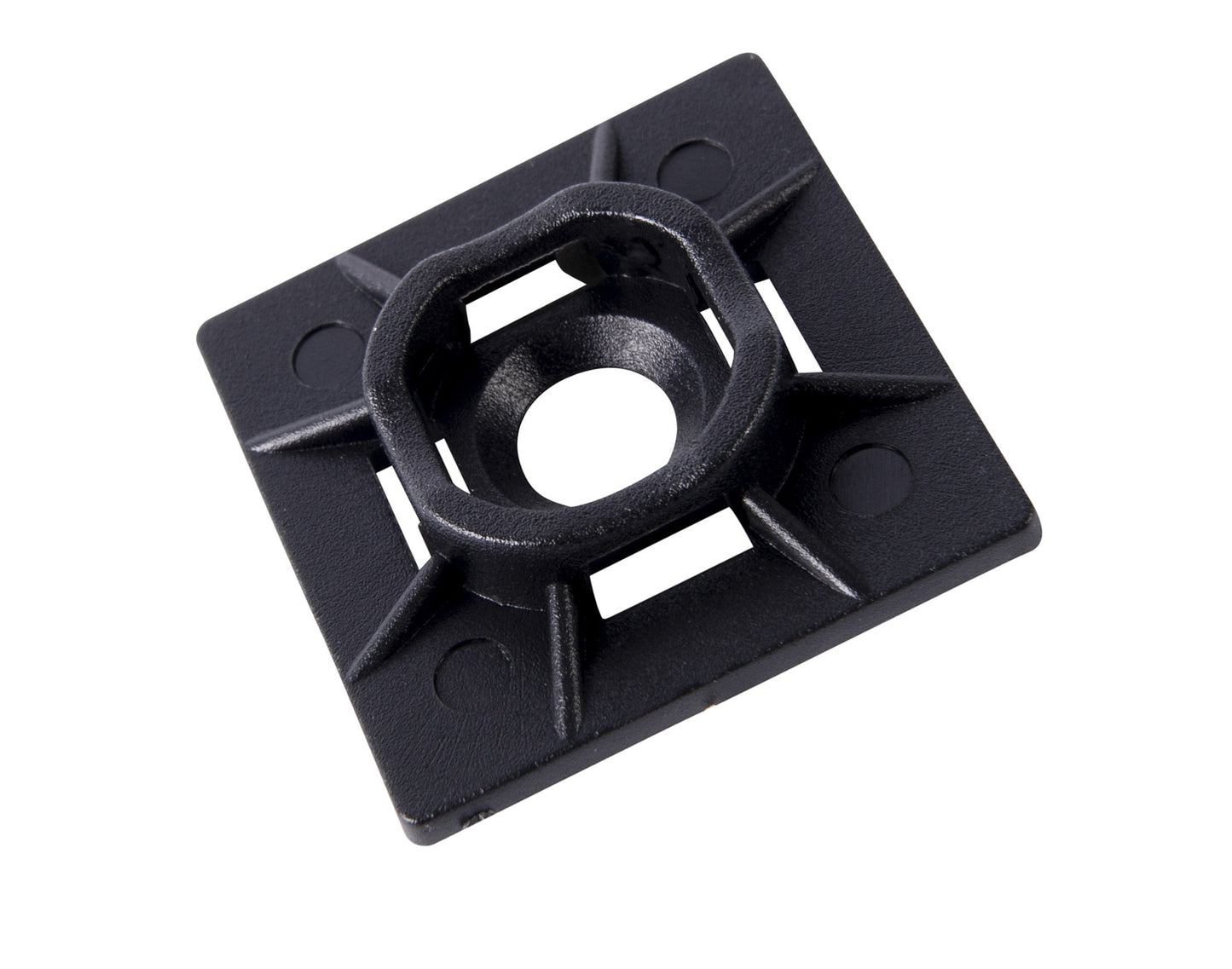 Gardner Bender MB-20UVB Cable Tie Mounting Base, 1 Inch. x 1 Inch., Wire / Cord Management Industrial and Household Use, 100 Pk., UV Resistant Black