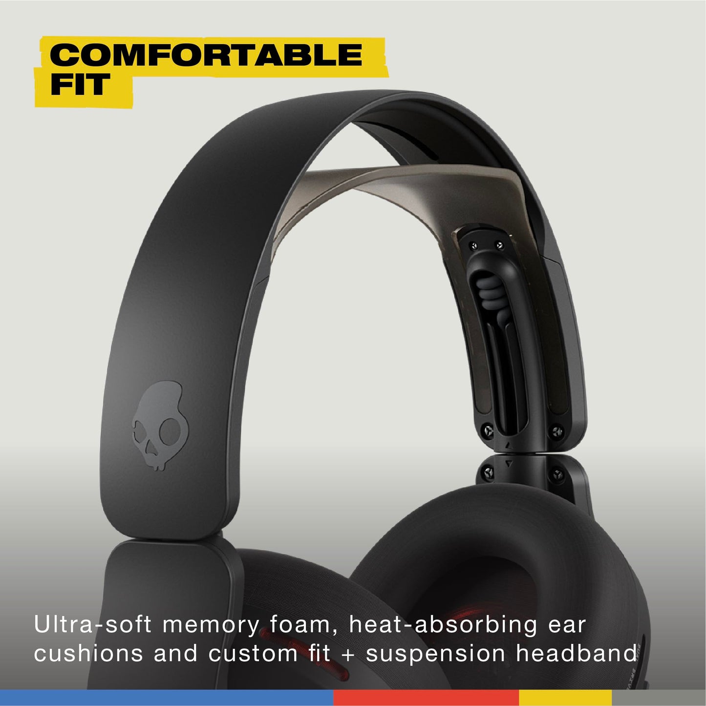 Skullcandy Crusher PLYR 720 Wireless Gaming Headset, Ultimate Immersion and Comfort, THX Spatial Audio, Multi-Sensory Bass and Platform- Digi-Black…