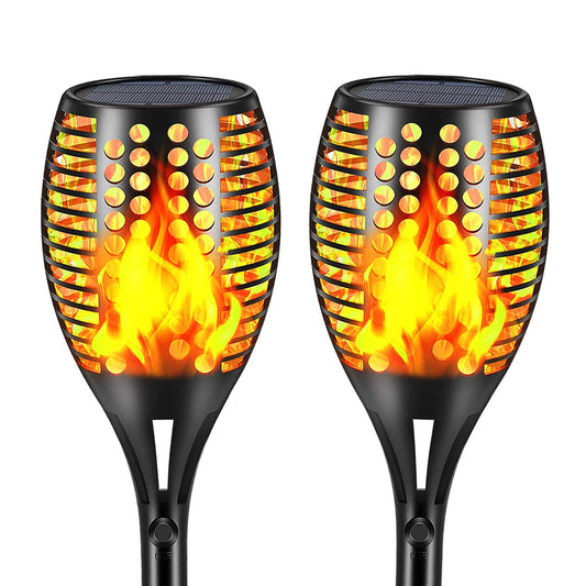 Aityvert Upgraded Larger Solar Torch Lights, Waterproof Outdoor Dancing Flames Light, Flickering Flames Garden Lights, Landscape Decoration Pathway