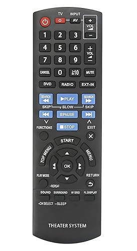 New N2QAYB000626 Replace Remote fit for Panasonic Home Theater SC-XH50 SA-XH50 SAXH50