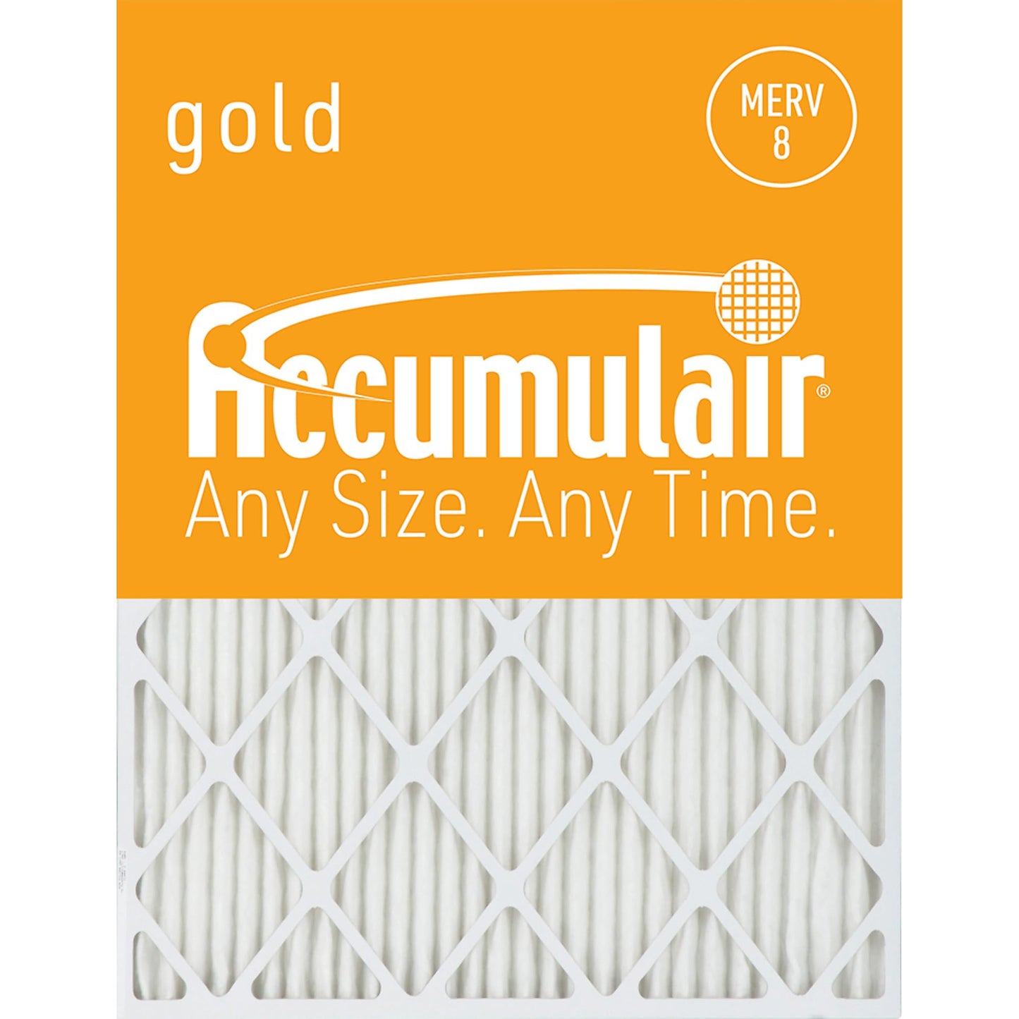 Gold Air Filter (Set of 4) Size: 20" H x 14" W x 1" D