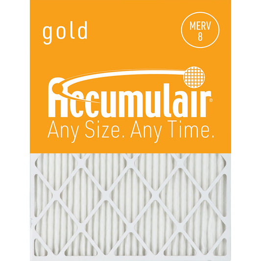 Gold Air Filter (Set of 4) Size: 20" H x 14" W x 1" D