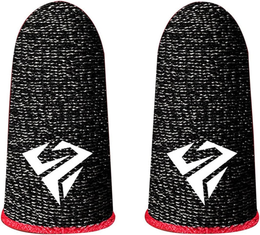 Wentoenapp 1Pair Gaming Finger Gloves Gaming Finger Sleeves Anti-Slip Sweatproof Ultra-Thin Touch Screen Gloves Fingertip Cover for Mobile Game Gaming