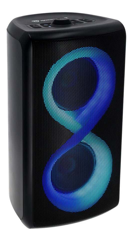 Rockville Elite Party 5 1200w Bluetooth LED Party Speaker, Extremely Loud, Bass Boost, Portable, Wireless Linking, 1 Hour Fast Charging