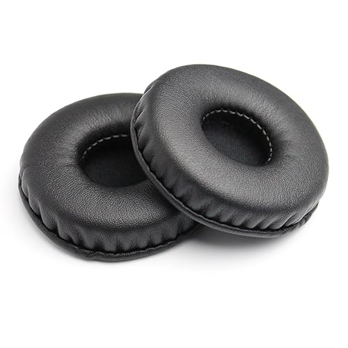 MDR Ear Cups Replacement - Black Ear Pads for MDR-V150 V250 V300 V100 V200 V400 DR-BT101 ZX100 ZX300 Headphones - 70MM