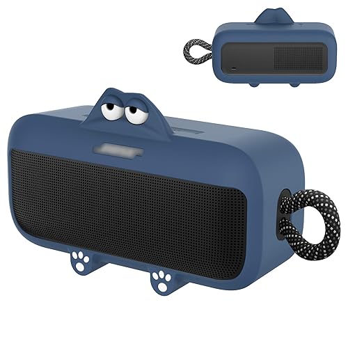 Silicone Case for Bose SoundLink Plus Portable Bluetooth Speaker,Soft Cute Cartoon Protective Case Against Scratch and Drop, Only Compatible with Bose