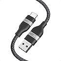 Anker Car Carplay Cable for iPhone 17 16 Pro Max Plus, Upcycled Braided USB A to USB C Car Charger Cord for Samsung Note20 and More (3FT, Black)
