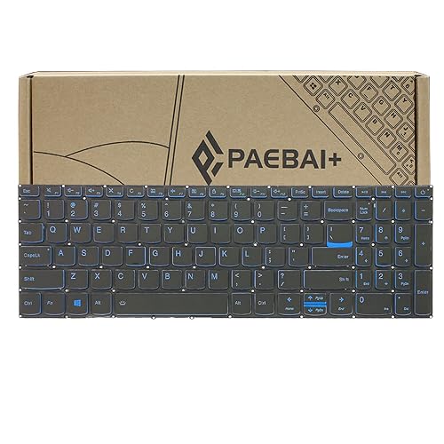 PAEBAI+ Replacement Laptop Keyboard Backlight for Lenovo IdeaPad 320-15abr 320-15iap 320-15ast 320-15ikb 320-15isk L340-15 340C-15 US Layout