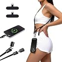 AntoFlash 2-in-1 Phone Lanyard USB-C Charging Cable, 60W Fast Charge Braided Crossbody Phone Strap, Adjustable Anti-Lost USB-C to USB-C Cable