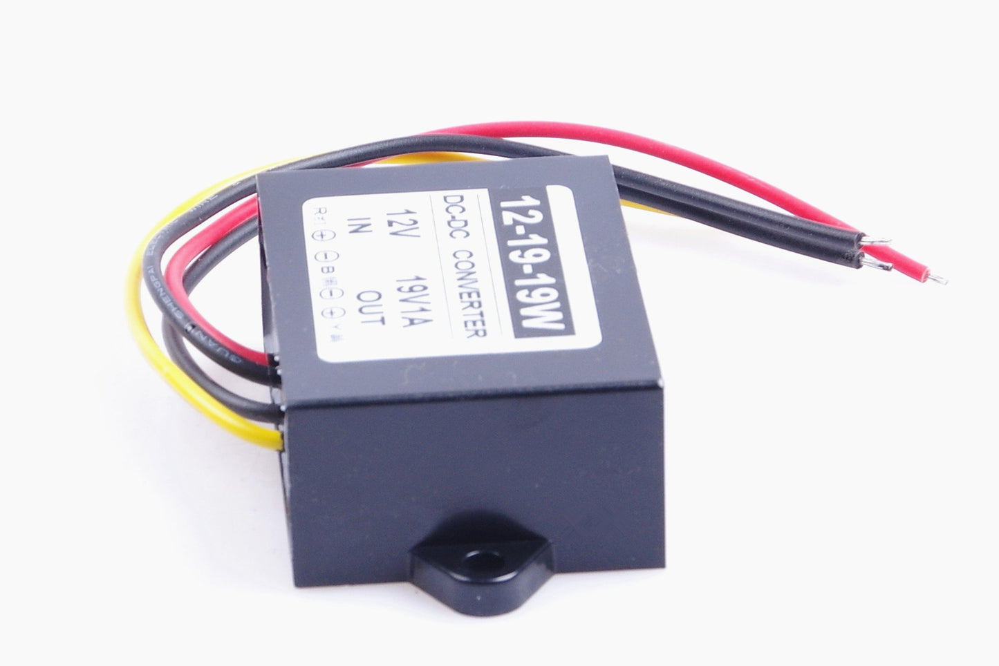KNACRO DC 12V 10-17V Step-Up to DC 19V 1A 19W Weatherproof Power Supply Module Converter Regulator Booster