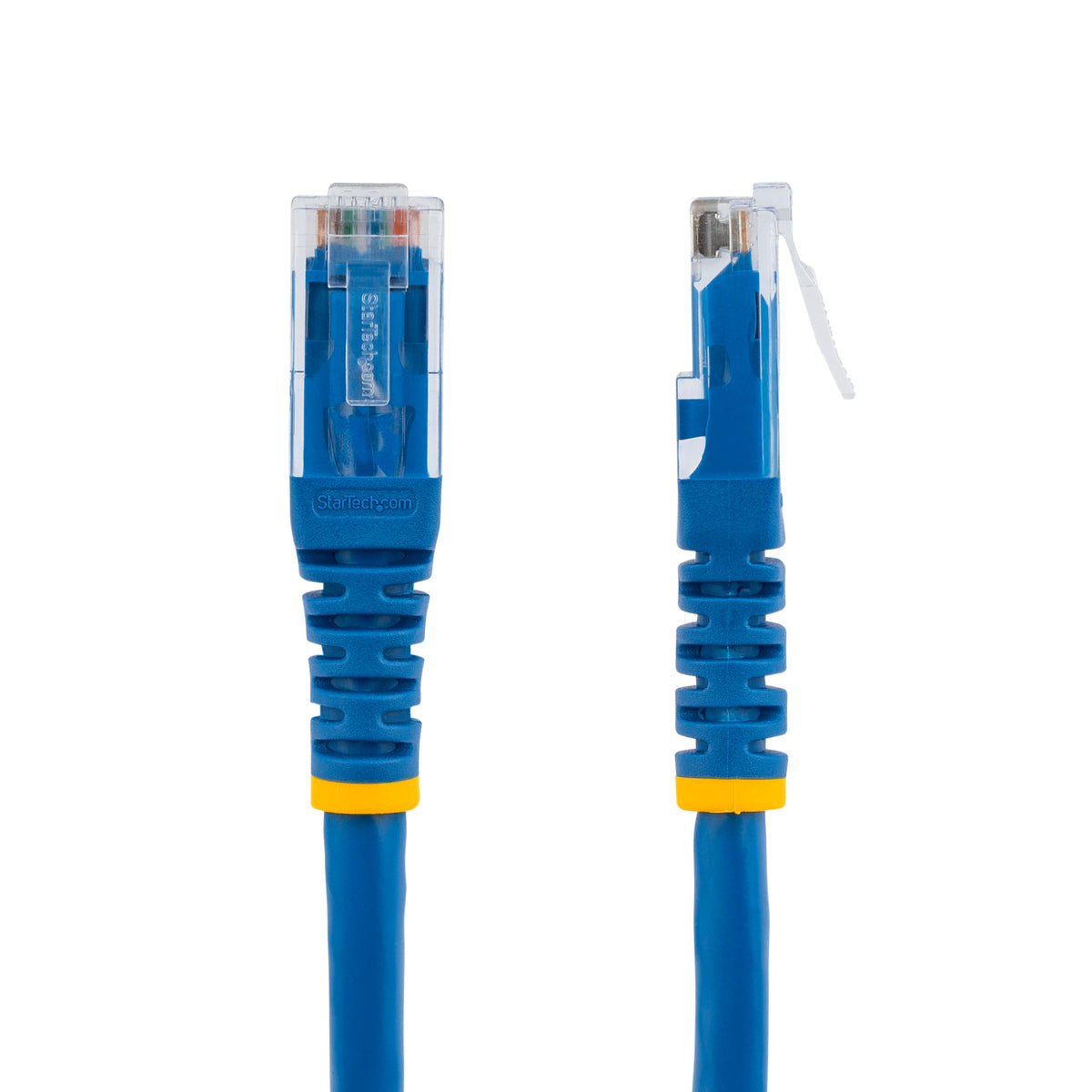 StarTech.com 1 ft. CAT6 Ethernet Cable - 10 Pack - ETL Verified - Blue CAT6 Patch Cord - Molded RJ45 Connectors - 24 AWG Copper Wire - UTP Cable