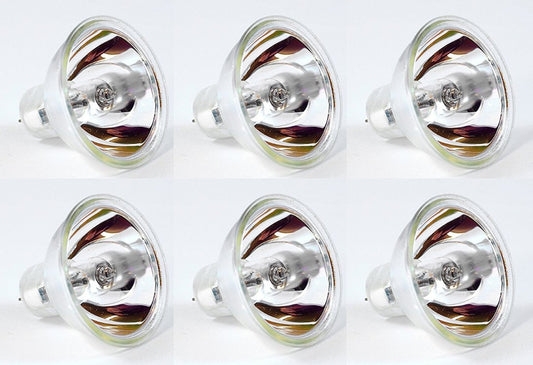 EiKO EKE Halogen Dichroic Reflector Bulb (Pack of 6), 21 Volts, 150 Watts, CC-6 Filament, 1.75"/44.5mm MOL, 2.00"/50.8mm MOD, 200 Rated Life, MR16