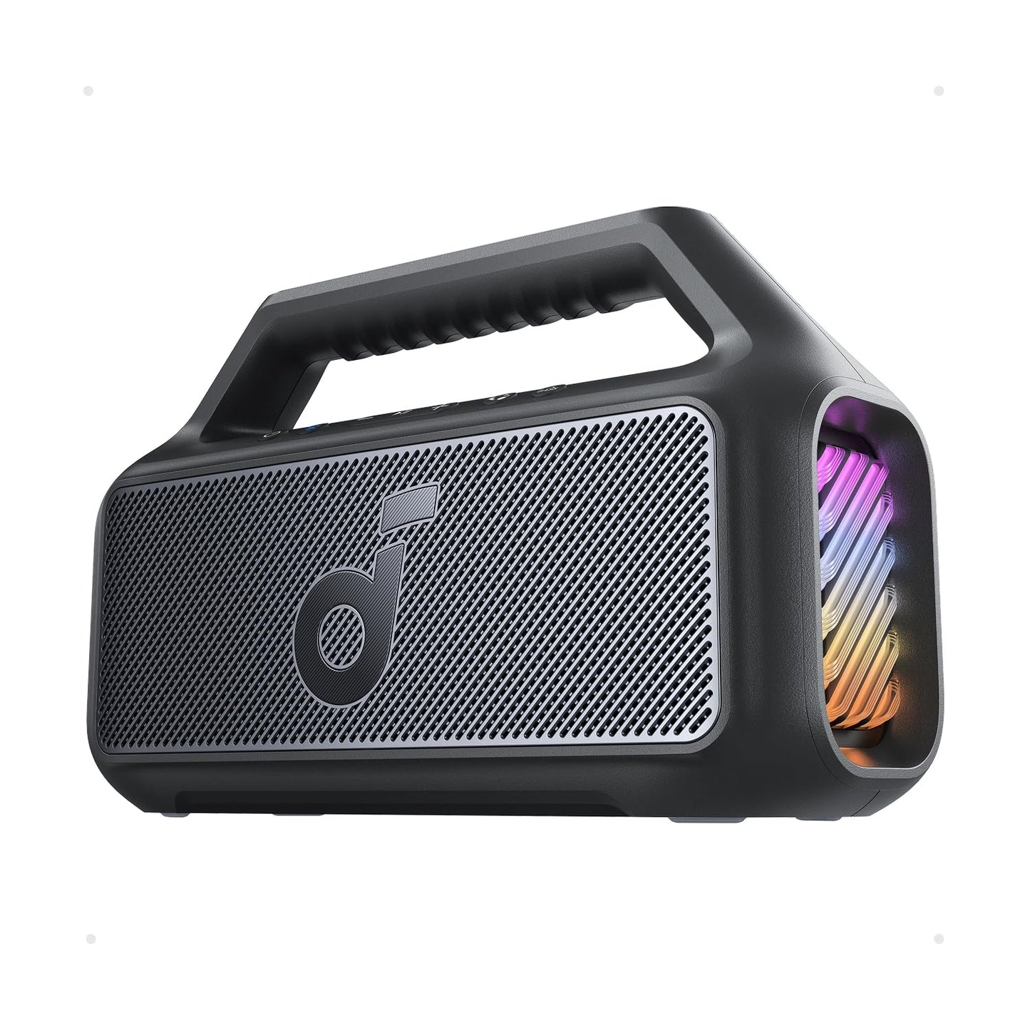 Soundcore Boom 2 Outdoor Speaker, 80W, Subwoofer, BassUp 2.0, 24H Playtime, IPX7 Waterproof, Floatable, RGB Lights, USB-C, Custom EQ, Bluetooth 5.3