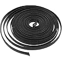DGZZI Braided Wire Sleeve 16.4ft 1/2 Inch Flame-Retardant Black Expandable Braided Cable Sleeving for Automotive Wire Audio Video and Other Home