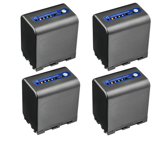 Kastar 4-Pack NP-QM91D Battery 7.4V 5500mAh Replacement for Sony CCD-TRV25 CCD-TRV30 CCD-TRV33 CCD-TRV38 CCD-TRV39 CCD-TRV40 CCD-TRV50 CCD-TRV60