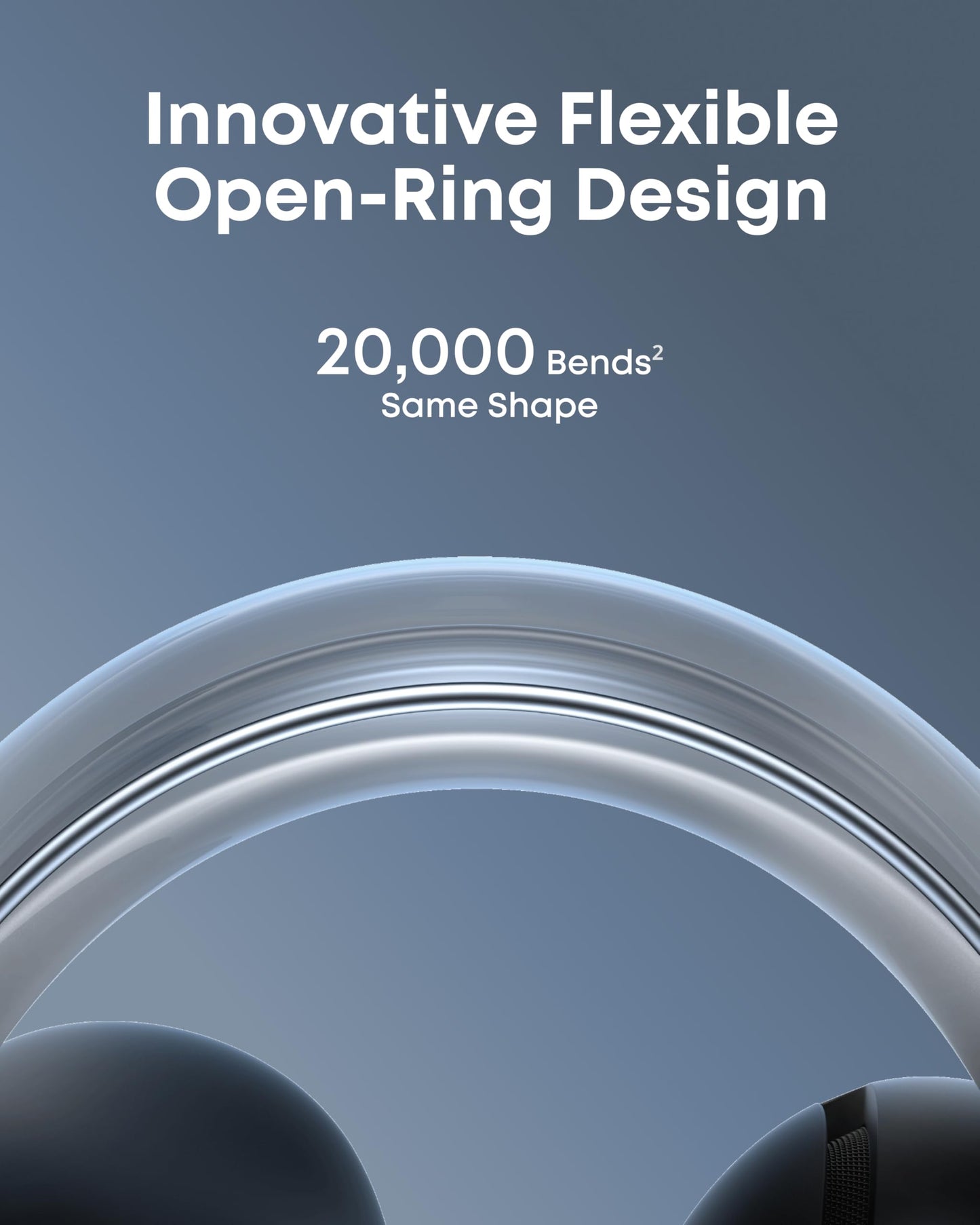 Soundcore AeroClip by Anker Open Ear Earbuds, Clip On Earbuds (Renewed)