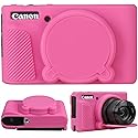 SZHSYJY Camera Case for Canon PowerShot SX740/ SX730 Digital Camera,Soft Silicone Protective Bag Removable Lens Cover,Anti-Scratch Slim Fit