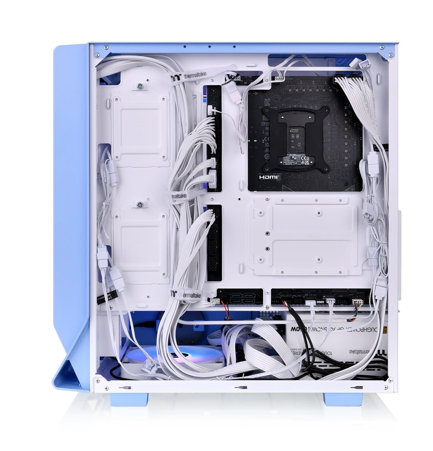 Thermaltake Ceres 350 MX/Hydrangea Blue/Mid Tower/CT140 ARGB Fan*2/CT140 Fan*1/Mesh & TG Front Panel/Hidden-Connector MB/CA-1Z3-00MFWN-00