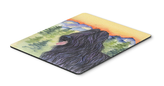 Caroline's Treasures SS8319MP Briard Mouse Pad, Hot Pad or Trivet for Home Office Gaming Working Computers Laptop Mouse Mat,Washable Large Mousepad