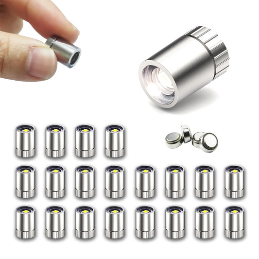 20 Pack Small Spotlight Battery Operated LED Lights, Warm White LED Wireless Miniature Spot Light for Artwork Painting,Jewelry Showcase