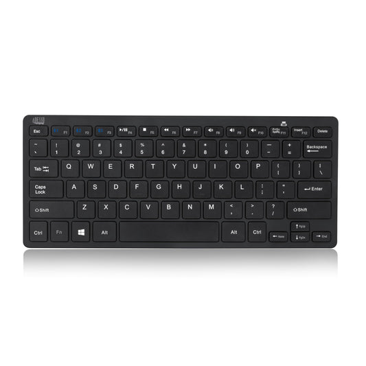 Adesso SlimTouch WKB-1100BB Bluetooth 3.0 Mini Keyboard with Scissor-Switch, Multimedia and Internet Hotkeys, 78-Key US Layout, and 30 Feet Working