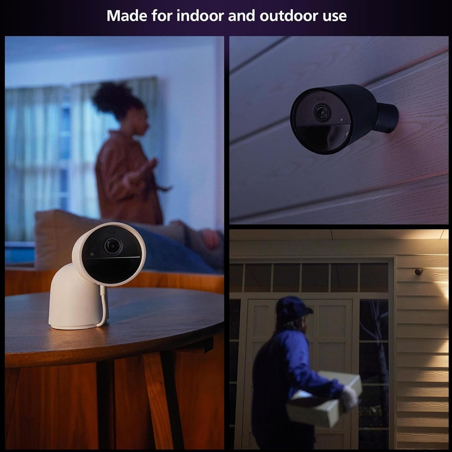 Philips Hue Secure Camera Low-Volt Extension Cable - 9.8 ft (3 Meters) - Black - 1 Pack