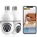 JUFLSKY Clock Camera Indoor Camera Wireless (White)
