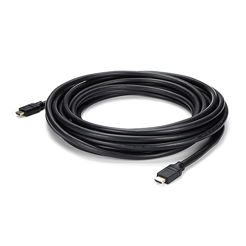 StarTech.com 35ft Plenum Rated HDMI Cable, 4K High Speed Long HDMI Cord w/ Ethernet, 4K30 UHD, 10.2 Gbps, HDCP 1.4, In Wall Plenum HDMI 1.4 Display
