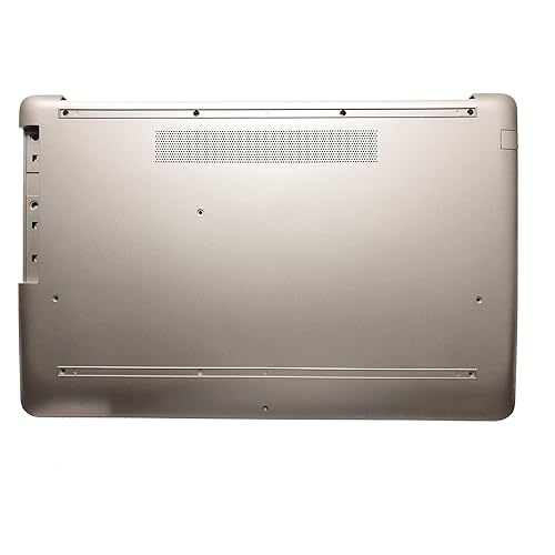 F-HONG Replacement for HP 17-BY/17T-BY/17-CA/17Z-CA/17-BY0007CY/17-BY006 17.3" Laptop Lower Base Bottom Case Cover Assembly, Aluminum, Pale Gold