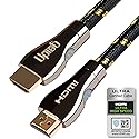 Certified HDMI Cable 6FT (HDMI 2.1 10K 8K) Ultra High Speed HDMI HDR 48Gbps eARC VRR Dolby Atmos Vision for PS5 Xbox Series X RTX 4090 Apple TV 4K