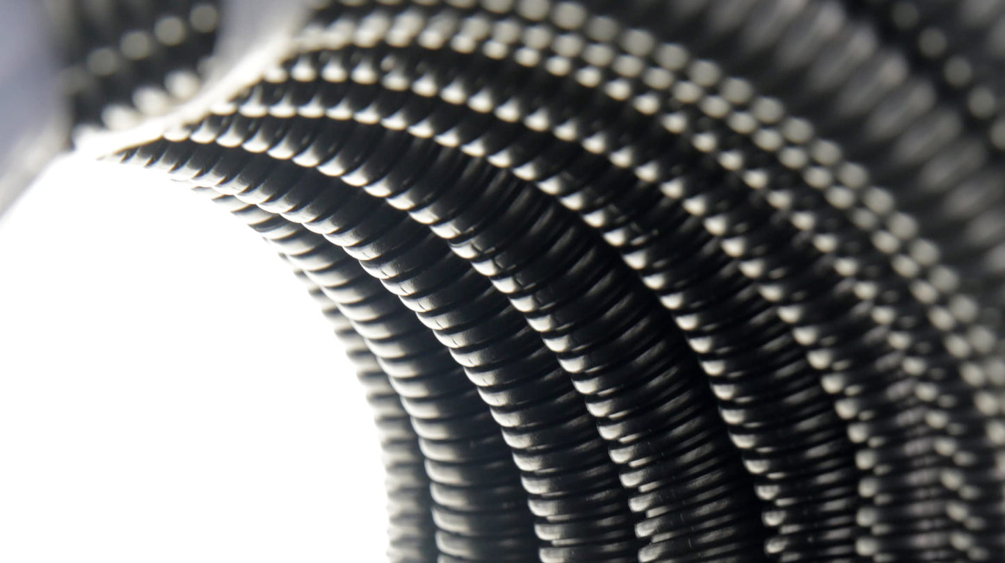 12vMax - 1/2" inch Split Loom roll of 50ft Cable Shielding Sleeve Plastic high-Temperature Cover for Electrical Industrial
